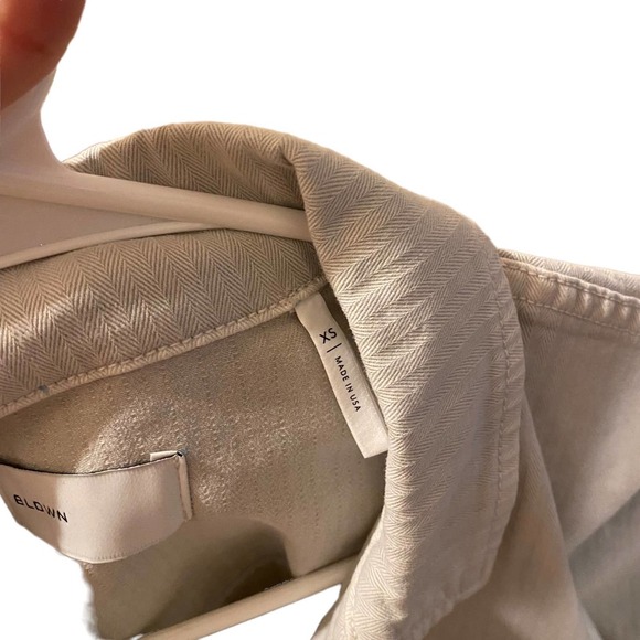 BLDWN Druid Cotton Blend Jacket in Light Grey sz XS - Picture 8 of 9